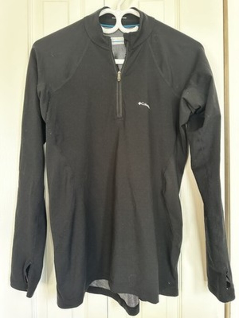 Columbia Omni-Heat Half-Zip Base Layer Top Black Large #52